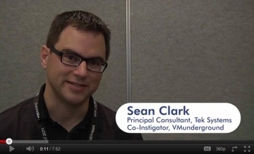 VIDEO: @TrainSignal Talks with Sean Clark at VMworld 2011 (@vSeanClark)