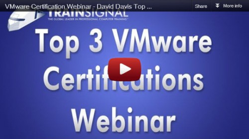VIDEO: Top 3 VMware Certifications and How to Pass by @davidmdavis