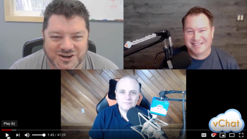 vChat – Mike Foley – Fortifying VMware vSphere Security – Episode 53 – @MikeFoley @DavidMDavis @Kiwi_Si