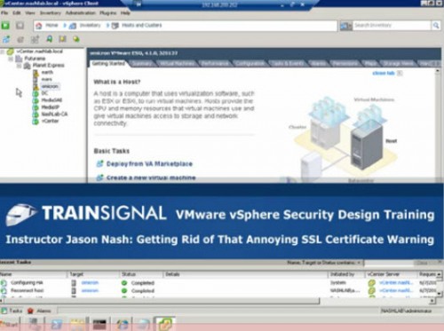 VIDEO: vSphere Security- Get Rid of Annoying SSL Certificate Warning vSphere Client